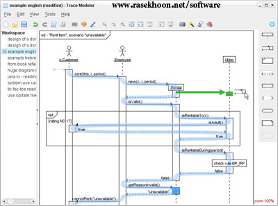 رسم نمودارهای UML با Trace Modeler v1.6.6 رسم نمودارهای UML با Trace Modeler v1.6.6