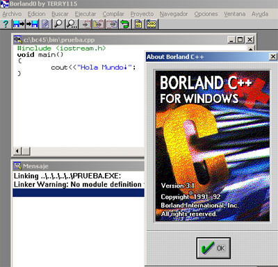 borland c 3.1 windows 7