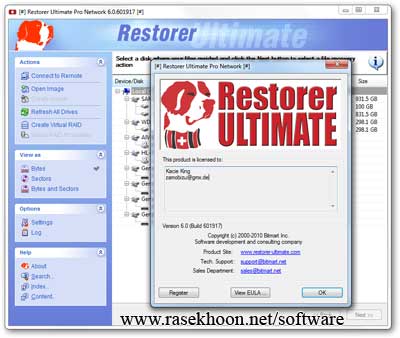 بازیابی فایلهای پاک شده با Restorer Ultimate Pro Network 6.0