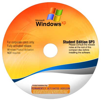 ویندوز اکس پی سرویس پک 3 آپدیت اسفند ماه 91 Windows XP SP3 Pro Corporate Student Edition February 2013