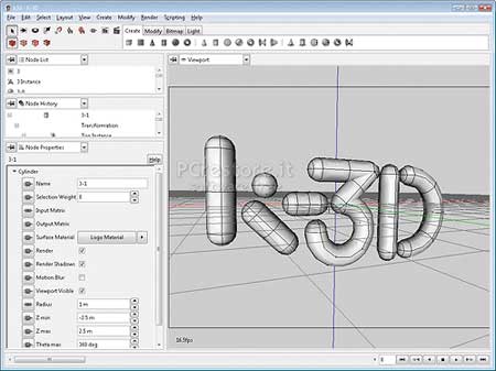 ساخت انیمشن های دو بعدی و سه بعدی و مدلسازی ﺑﺮﻧﺎﻣﻪ ای با K-3d v0.8.0.1