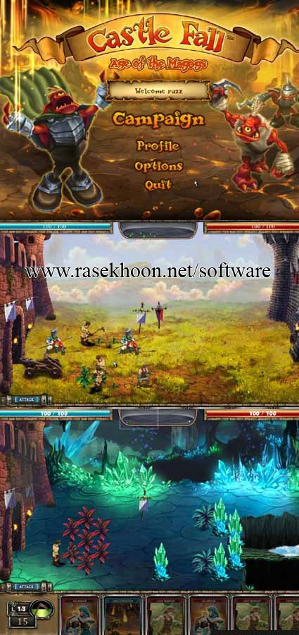 بازی زیبای سقوط قلعه Castle Fall Age of the Magogs
