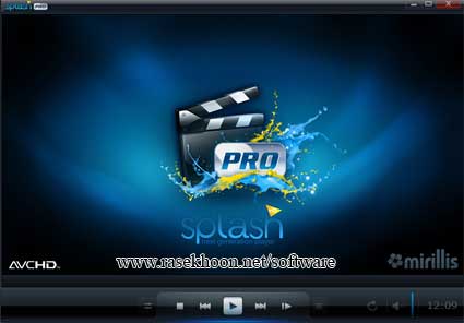 پلیر قدرتمند پخش فیلم های HD با Mirillis Splash v2.0.4