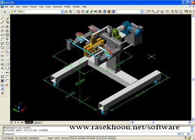 نسخه 2012 قدرتمندترین برنامه نقشه‌کشی ویرایش 32 بیتی Autodesk AutoCAD 2012 32 bit
