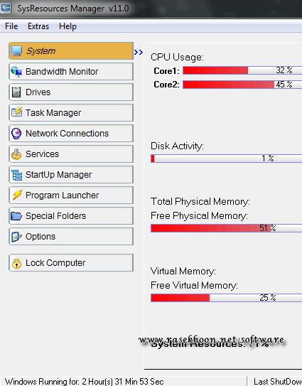 برج مراقبت کامپیوتر SysResources Manager 11.1 Multilingual برج مراقبت کامپیوتر SysResources Manager 11.1 Multilingual