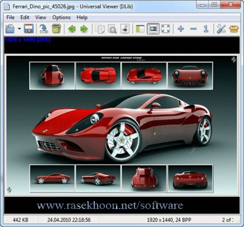 نمایش انواع فایل ها با Universal Viewer 5.5.4.2 نمایش انواع فایل ها با Universal Viewer 5.5.4.2
