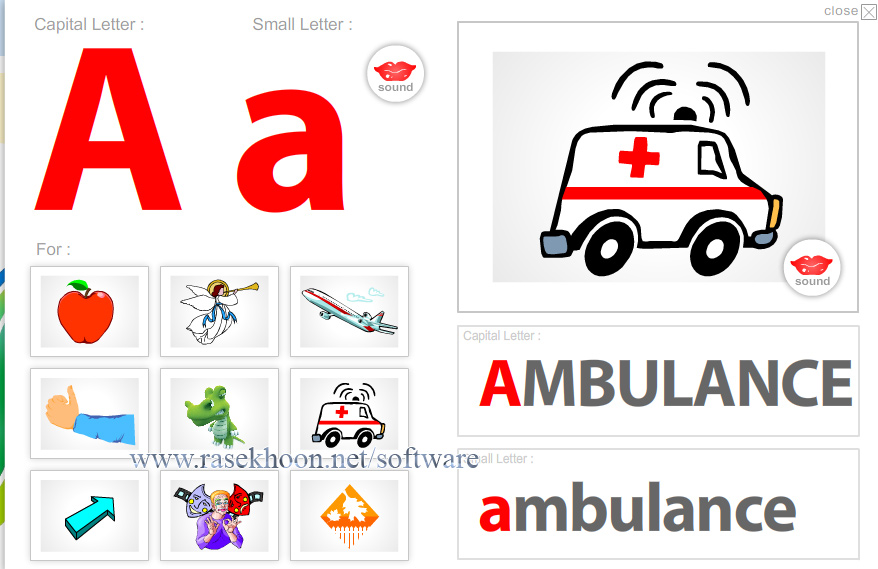 آموزشی زبان انگلیسی برای کودکان ریحانه فارسی