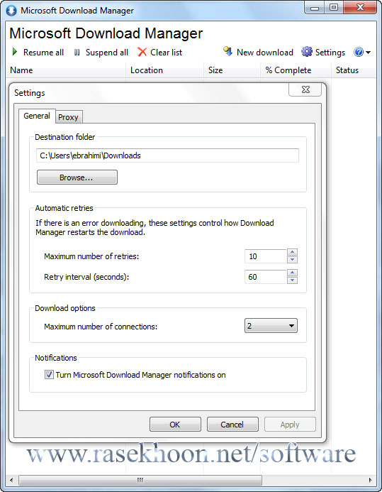 مدیریت قوی دانلود ها با Microsoft Download Manager 1.2 Build 2022