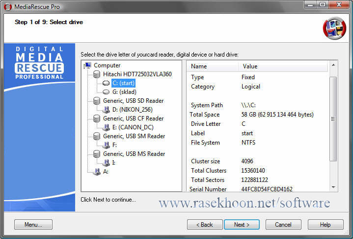 بازیابی فایل های صوتی با Essential Data Tools MediaRescue Pro 6.1.568 بازیابی فایل های صوتی با Essential Data Tools MediaRescue Pro 6.1.568