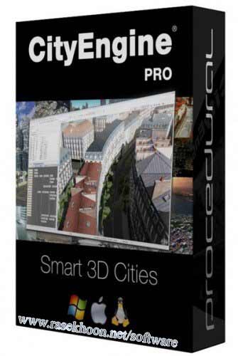 مدلسازی سه بعدی شهرسازی با Procedural CityEngine Pro 2010.3 0125R (x86x64)