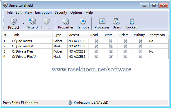  رمزگذاری و مخفی کردن فایل ها با Everstrike Universal Shield 4.5 
