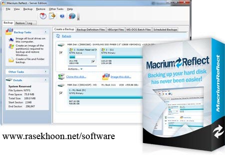 پشتیبان گیری و بازیابی سیستم با Macrium Reflect Professional v5.0.3786 پشتیبان گیری و بازیابی سیستم با Macrium Reflect Professional v5.0.3786