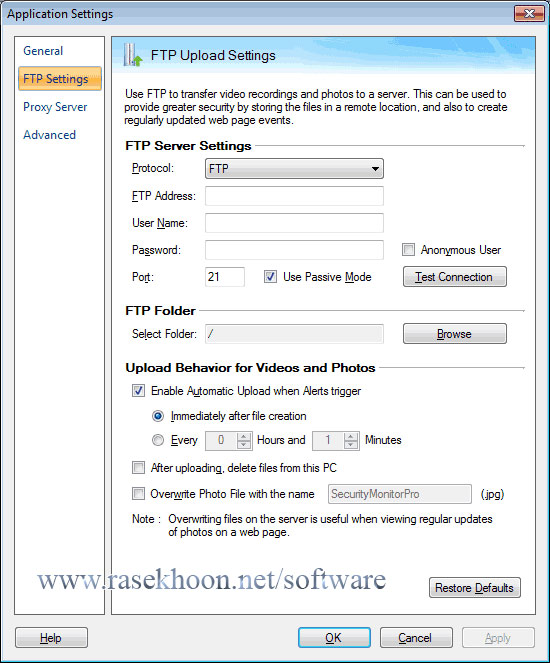کنترل دوربین های مداربسته با Deskshare Security Monitor Pro v4.43
