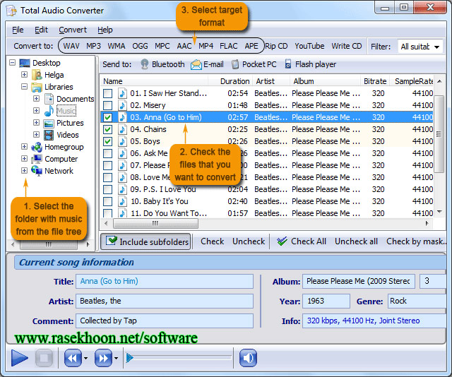 تبدیل فایل های صوتی با دانلود Coolutils Total Audio Converter 5.2.151 تبدیل فایل های صوتی با دانلود Coolutils Total Audio Converter 5.2.151