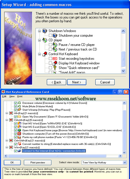 ایجاد کلید میانبر با Hot Keyboard Pro 3.3.711 