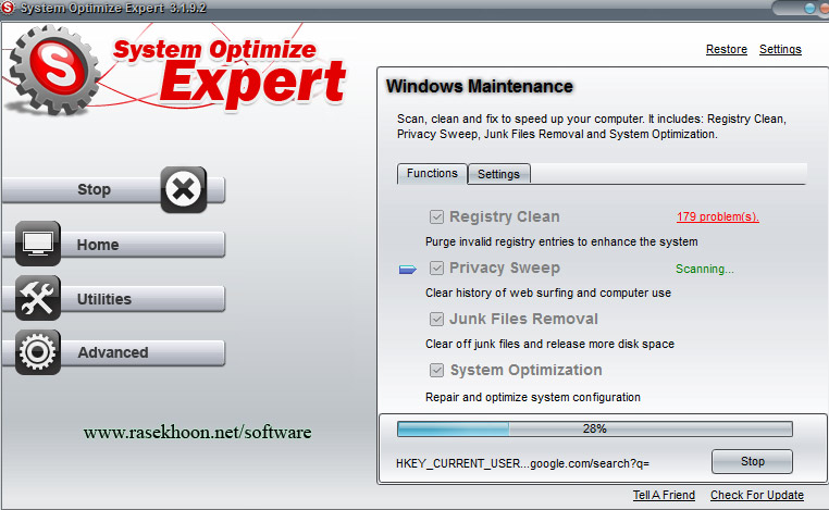 اسکن و بهینه سازی سیستم با System Optimize Expert v3.1.9.2 Portable اسکن و بهینه سازی سیستم با System Optimize Expert v3.1.9.2 Portable