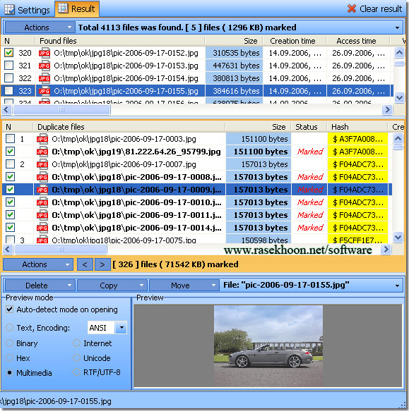 حذف فایل های تکراری با Duplicate File Detector 5.0.0 حذف فایل های تکراری با Duplicate File Detector 5.0.0