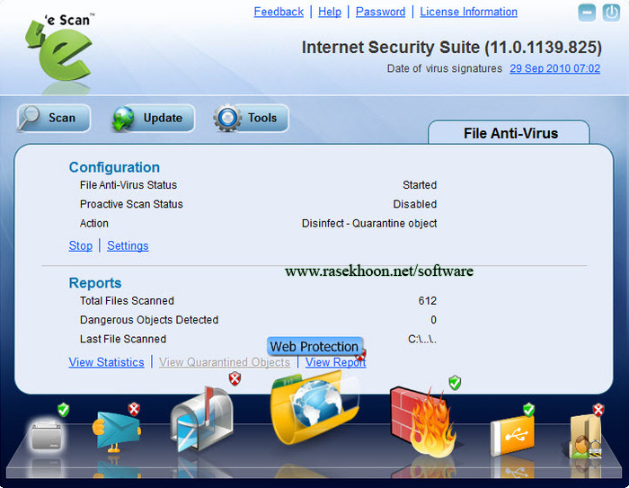 امنيت در اينترنت با eScan Internet Security Suite Build 11.0.1139.969 امنيت در اينترنت با eScan Internet Security Suite Build 11.0.1139.969