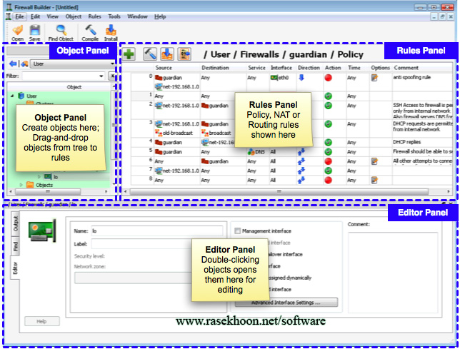 دیواره آتش NetCitadel Firewall Builder 5.0.0.3568 دیواره آتش NetCitadel Firewall Builder 5.0.0.3568