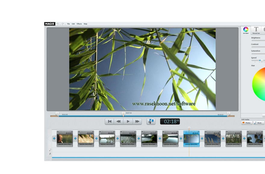ویرایش فیلم با MAGIX Video easy 5 HD 5.0.1.100 ویرایش فیلم با MAGIX Video easy 5 HD 5.0.1.100