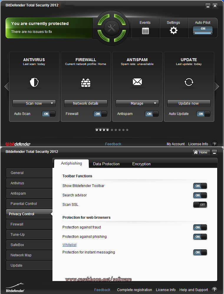 آنتی ویروس بیت دیفندر توتال سکیوریتی BitDefender Total Security 2013 Build 16.29.0.1830 x86x64