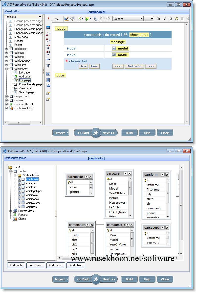 ساخت صفحات ASP و اتصال به پایگاه داده با XLineSoft ASPRunner Professional v7.0 Build 9334