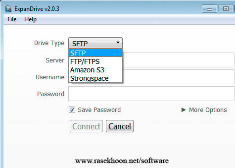 اتصال به SSH و SFTP با ExpanDrive v2.2.0 
