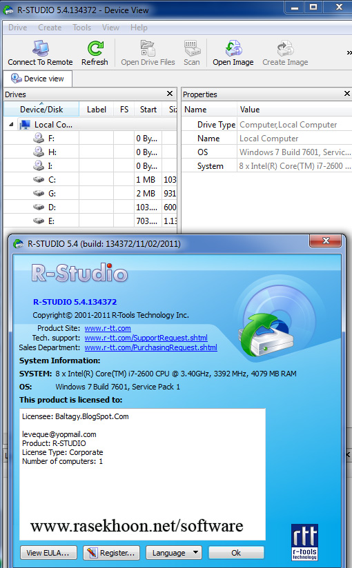 r studio 6.3 registration key