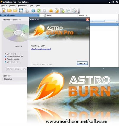 رايت انواع لوح های فشرده Astroburn Pro v2.2.0.111 Multilanguage رايت انواع لوح های فشرده Astroburn Pro v2.2.0.111 Multilanguage