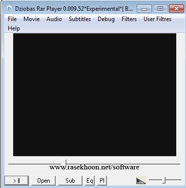 نمايش تكه فيلم هاي RAR با Dziobas Rar Player v0.009.52 and Portable نمايش تكه فيلم هاي RAR با Dziobas Rar Player v0.009.52 and Portable