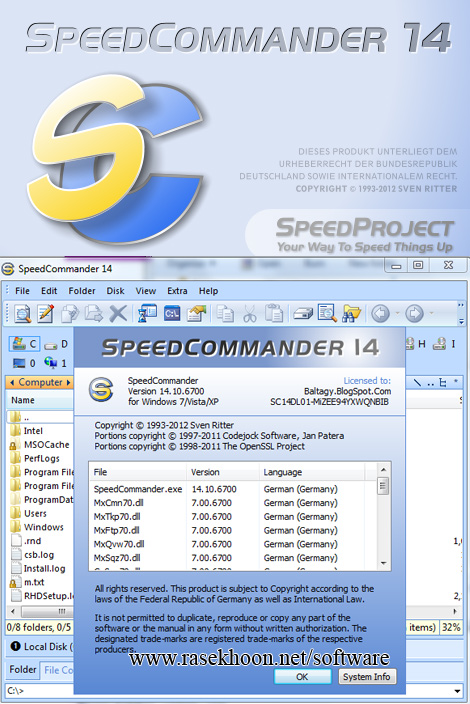 مدیریت فایل ها با دانلود SpeedCommander v16.30.8400 x86/x64