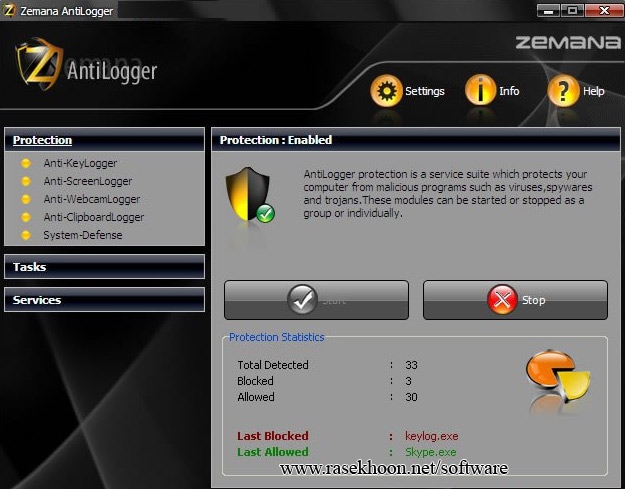  محافظت كامل در برابر سرقت اطلاعات هويتي با  Zemana AntiLogger 2.70.204.25