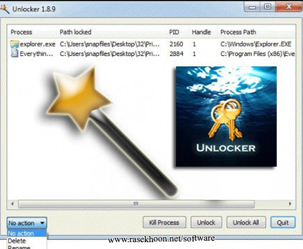 حذف فایل هایی که پاک نمی شوند! با Unlocker 1.9.1 32Bit And 64Bit
