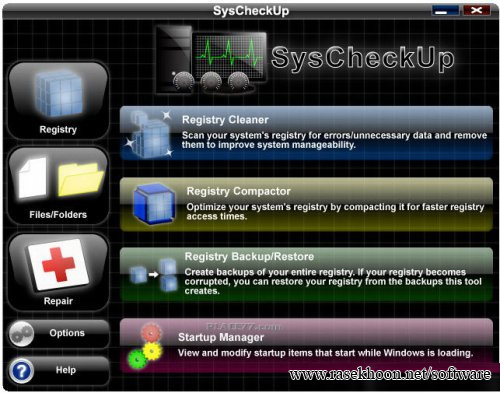 بهینه سازی کامل سیستم توسط SysCheckUp 3.14.1 بهینه سازی کامل سیستم توسط SysCheckUp 3.14.1