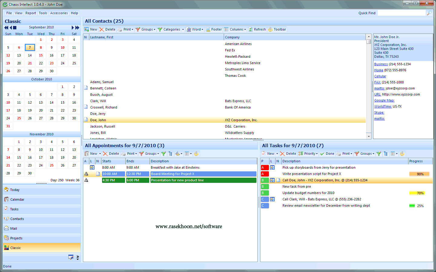 مدیریت ایمیل ها با Chaos Intellect 10.1.0 مدیریت ایمیل ها با Chaos Intellect 10.1.0