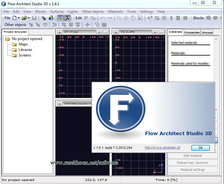 طراحی دکوراسیون داخلی با Flow Architect Studio 3D 1.6.1