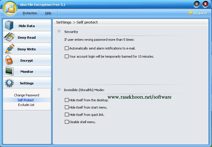 رمزگذاری روی فایل ها با idoo File Encryption Pro 5.4 رمزگذاری روی فایل ها با idoo File Encryption Pro 5.4