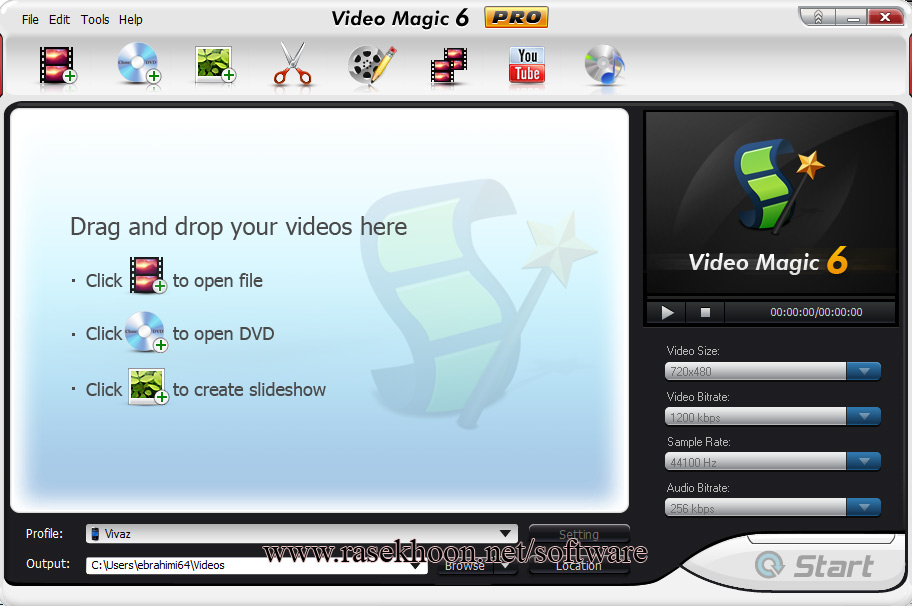تبدیل فرمت فیلم با Blaze Video Magic Ultimate 6.2.0.1 تبدیل فرمت فیلم با Blaze Video Magic Ultimate 6.2.0.1