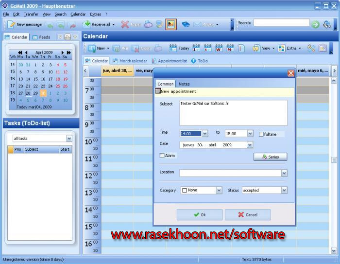 مدیریت ایمیل ها با GcMail 2012 v6.0.1.4