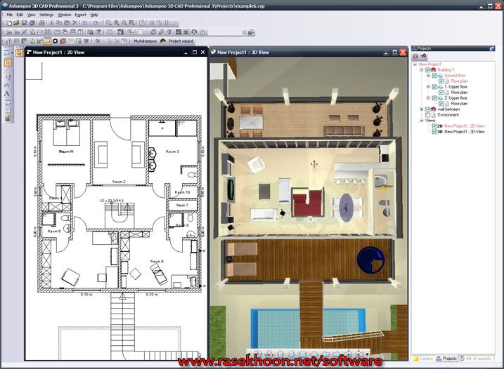 طراحی حرفه ای ساختمان با Ashampoo 3D CAD Professional 4.0 Final طراحی حرفه ای ساختمان با Ashampoo 3D CAD Professional 4.0 Final