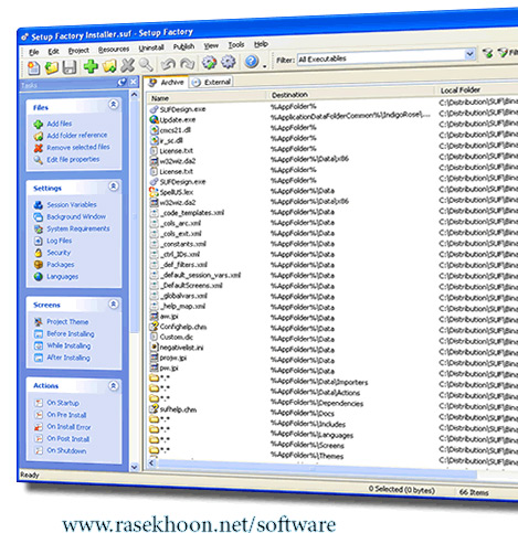 ساخت فایل های نصبی برای برنامه های تولیدی با Setup Factory v9.1.1.0 ساخت فایل های نصبی برای برنامه های تولیدی با Setup Factory v9.1.1.0