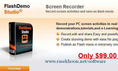 ساخت آسان فایل های فلش با FlashDemo Studio 2.28c Build 110324