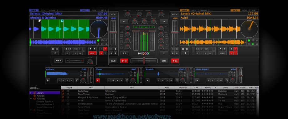 دی جی سازی و میکس موزیک با Mixxx v1.10.1 دی جی سازی و میکس موزیک با Mixxx v1.10.1