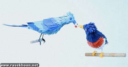 پرنده های کاغذی
