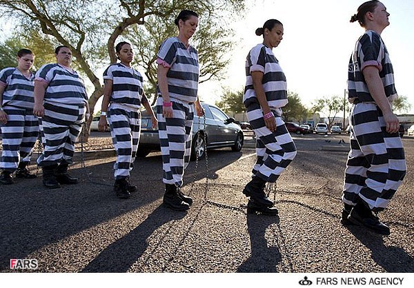 گزارش تصویری/ وضعیت سخت زنان زندانی در ایالت آریزونا آمریکا