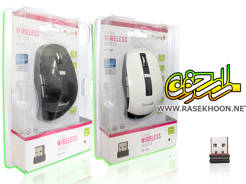 موس بیسیم جنروس RF748 موس بیسیم جنروس RF748